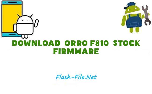 Download orro f810 Stock ROM