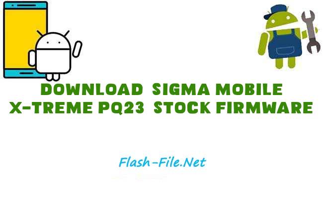 Download sigma mobile x treme pq23 Stock ROM