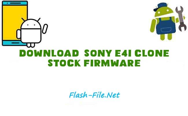 Download sony e4i clone Stock ROM